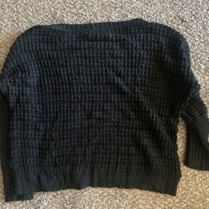 EXPRESS Black Chunky Knit Sweater